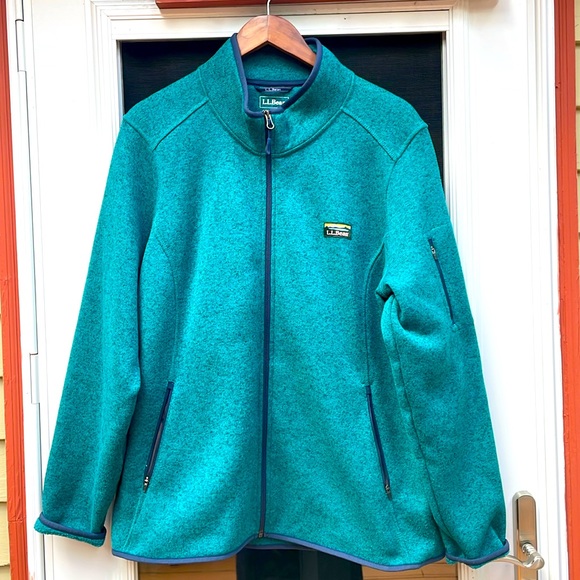 L.L. Bean Jackets & Blazers - L L Bean, Teal Polar Fleece